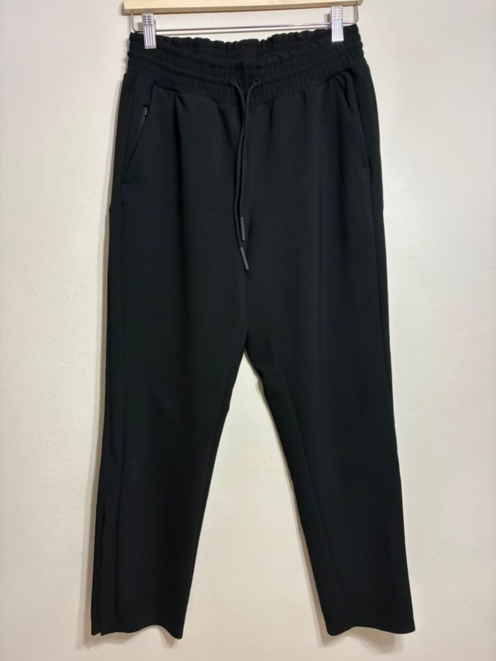 ATHLETA METROPOLIS STRAIGHT PANT BLACK SIZE 4